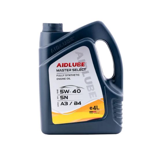 تصویر  روغن موتور AIDLUBE MASTER SELECT 5W40 SN چهار لیتری
