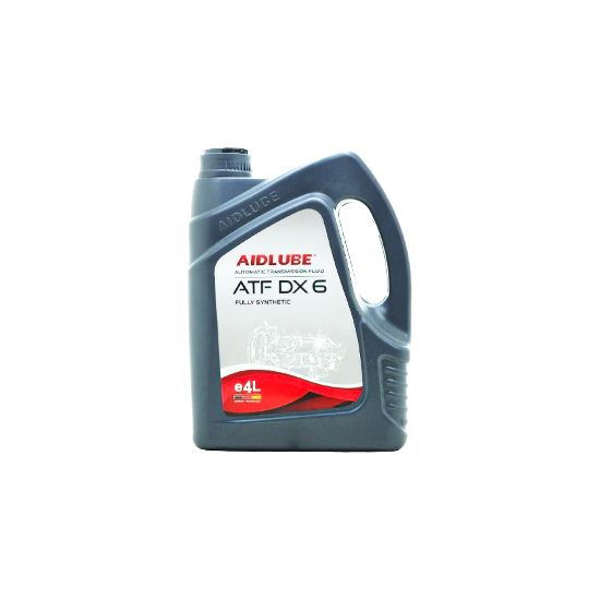تصویر  روغن دنده اتوماتیک DX6 تمام سنتتیک AIDLUBE چهارلیتری
